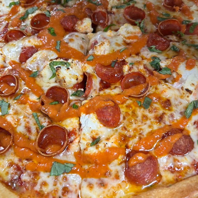 Vodka Hot Honey Pizza.