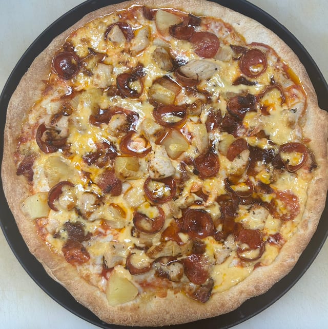 Italian Luau Pizza.