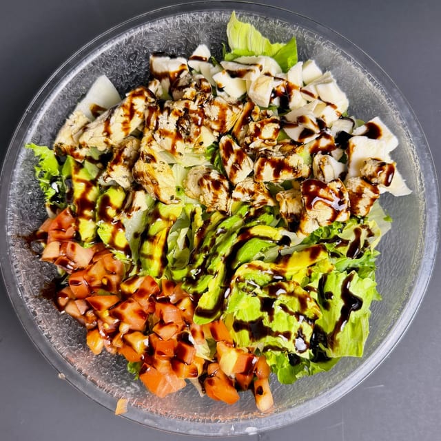 Chx Avocado Caprese Salad.